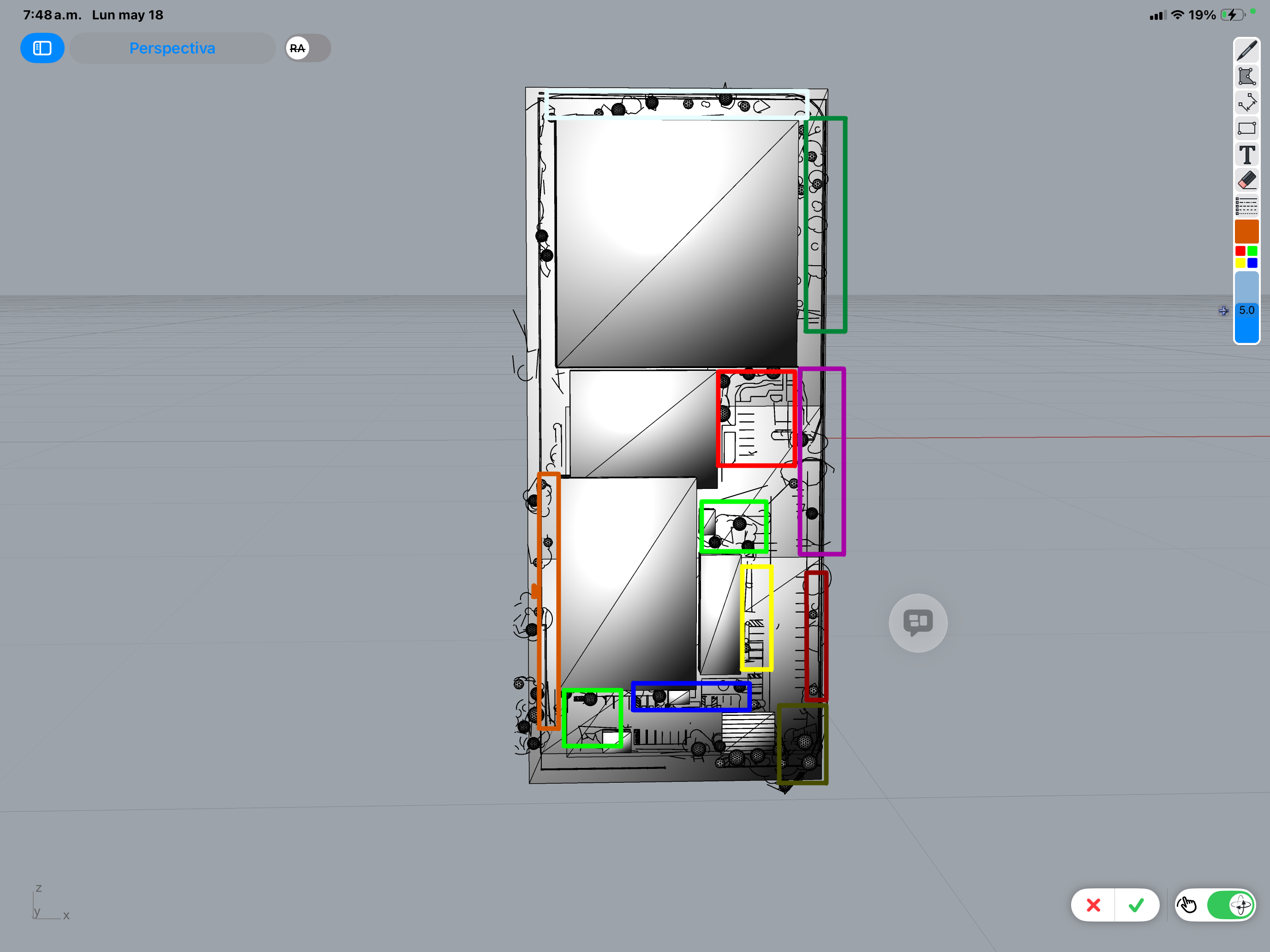 Rhino 3D zone analysis