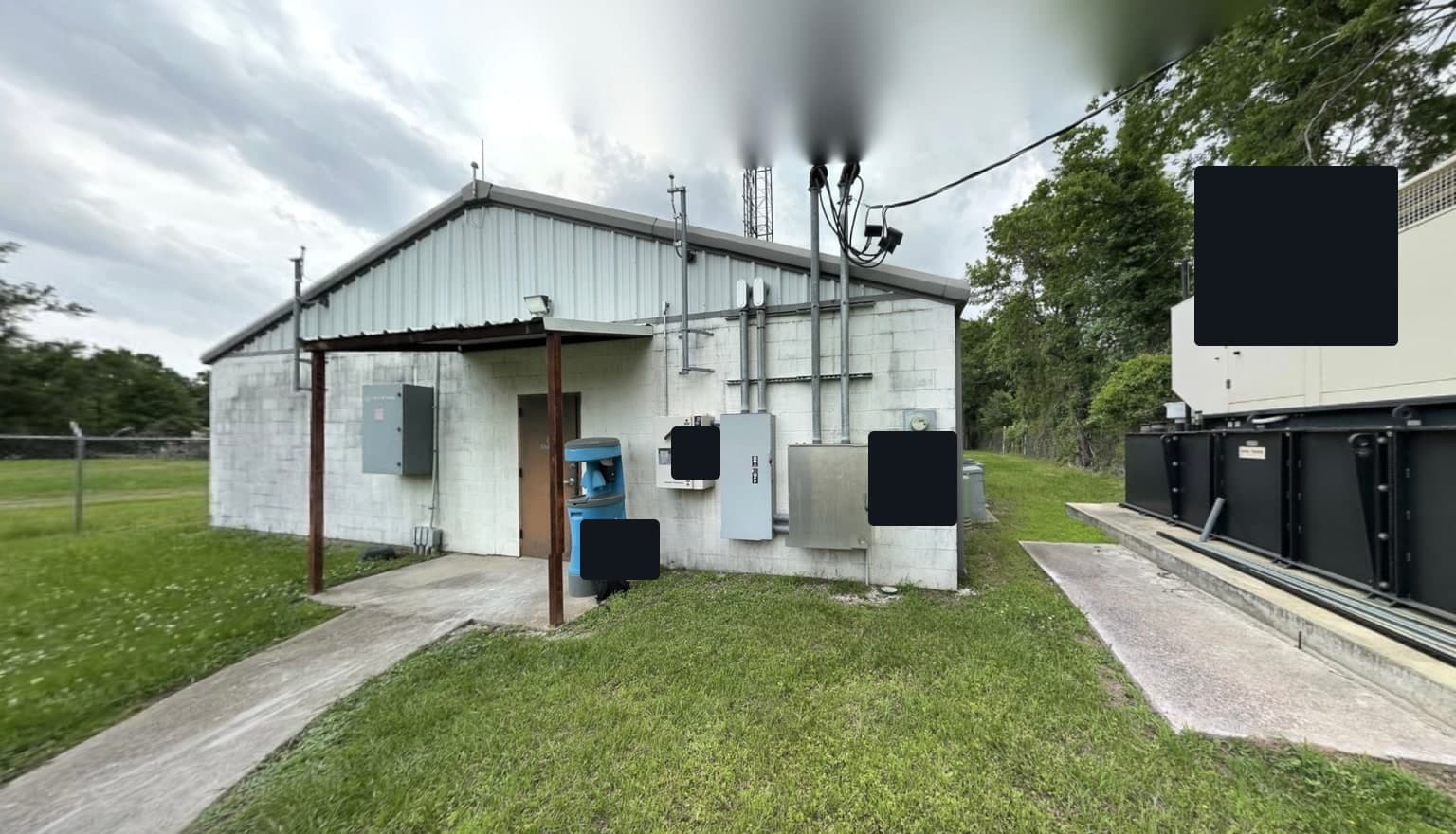 Anonymized existing exterior condition